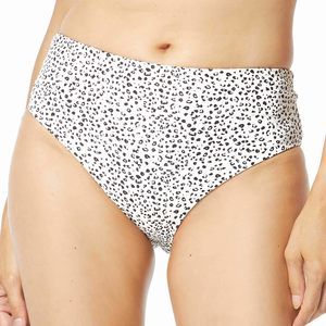 COCO REEF Verso Reversible Bikini Swim Bottom Island Cheetah Large L